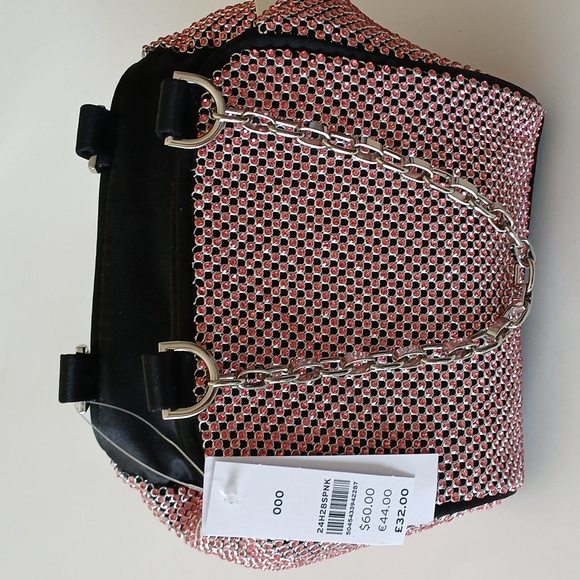 Topshop Handbags - Topshop Pink Mesh Bag